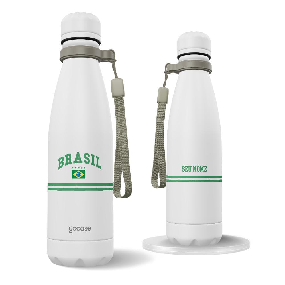 Garrafa Térmica Urban + Ebook - Brasil Blusa Retrô